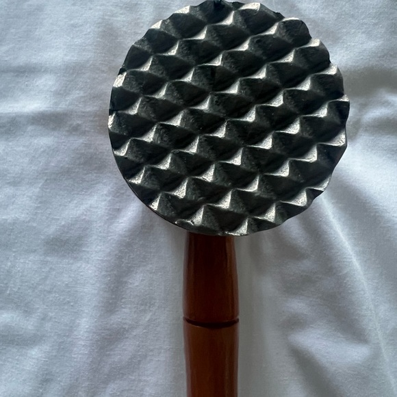 Large Vintage Wooden Meat Tenderizer MALLET 12" LONG - Picture 5 of 10
